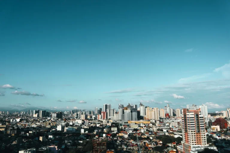 A Manila office-tower skyline at daytime